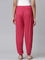 Girls Solid Fuchsia Harem Pants