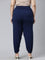 Women Solid Navy Harem Pants