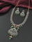 Designer GJ Polish Zirconia Necklace Set