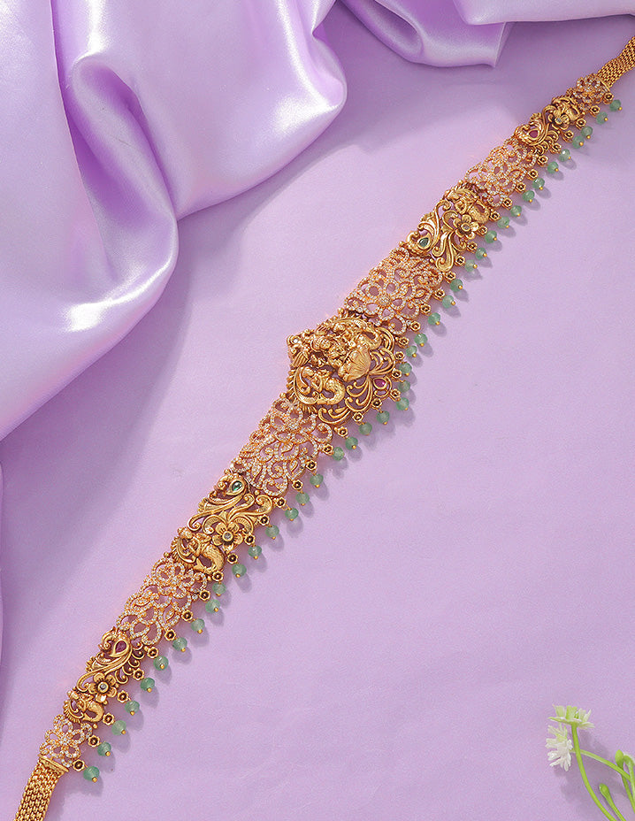 Designer  Zirconia Matt Chain Vaddanam