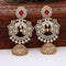 Stunning Designer Zirconia Chandbutta Earrings