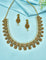 Designer Antique Plated Kempu Necklace Set