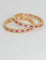Designer Zirconia Ruby Radiance Bangle