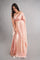 Heather Peach Banarasi Butti Silk Saree