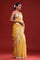 Gold Yellow Crafted Tissue Saree