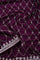Imperial Purple Silk Crafted Saree