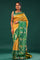 Haldi Yellow Kanjivaram Silk Saree With Contrast Border