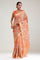 Desert Orange Crafted Tissue Saree