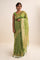 Jangla Organza Banarasi Saree In May Green