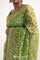 Jangla Organza Banarasi Saree In May Green