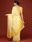 Lemon Silk Saree With Stone Work Readymade Blouse
