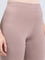 Light Brown Knit Seamless Cycling Shorts