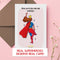 Supermom Cape Card - Mother's Day Edition
