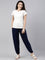 Women Solid Navy Harem Pants