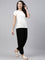 Women Solid Black Harem Pants