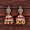 Zirconia Jhumka Earrings