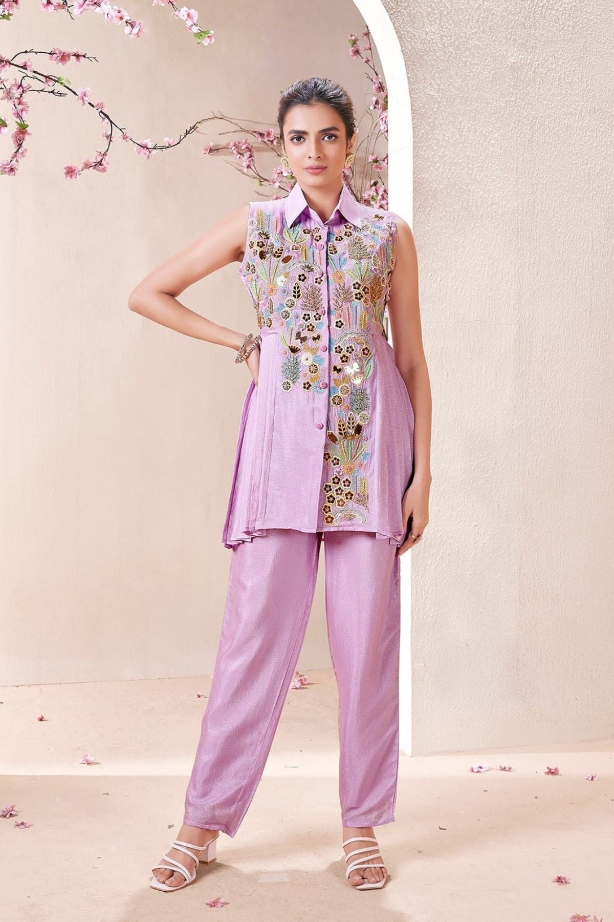Modern Kurti with Palazzo Pants
