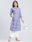 Cotton Ikat Print Straight Kurta