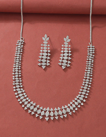 Designer Zirconia Elegance Necklace Set