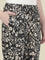 Black Cotton Knit Printed Lounge Pants