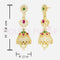 Zirconia Jhumka Earrings 89675