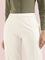 Cream Ponte Wide Pants