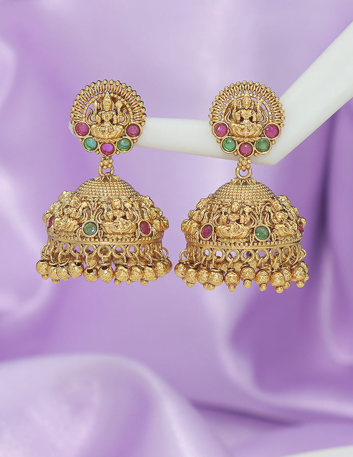 Designer Matt Kempu Jhumka Earrings