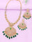 Designer GJ Polish Zirconia Necklace Set