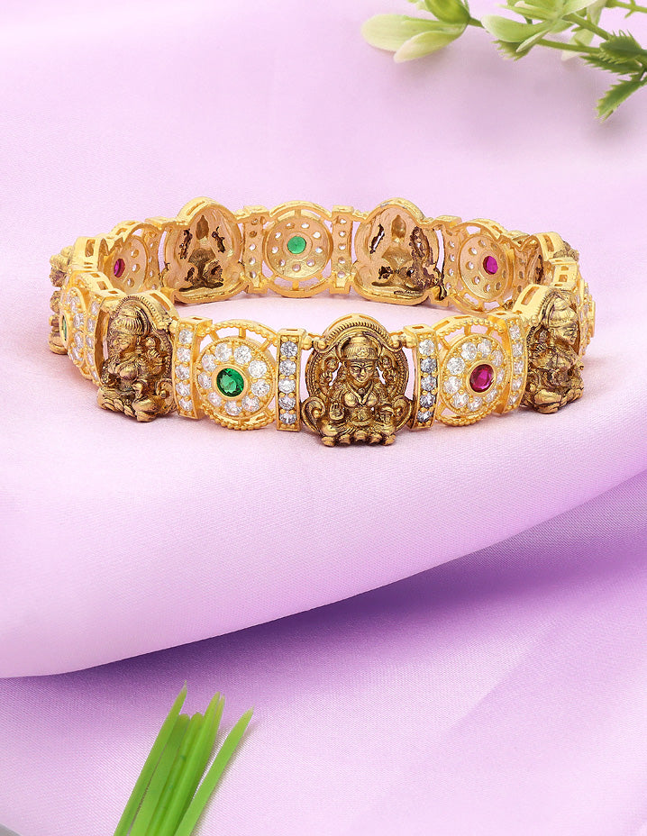 Designer Antique Lakshmi Devi Kada Bangle