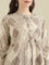 Cotton Patchwork Block-Print Loose Fit Kurta