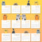 Cat Calendar - Set of 5