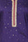 Purple Foil Printed Sequins Straight Kurta