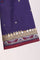 Purple Foil Printed Sequins Straight Kurta
