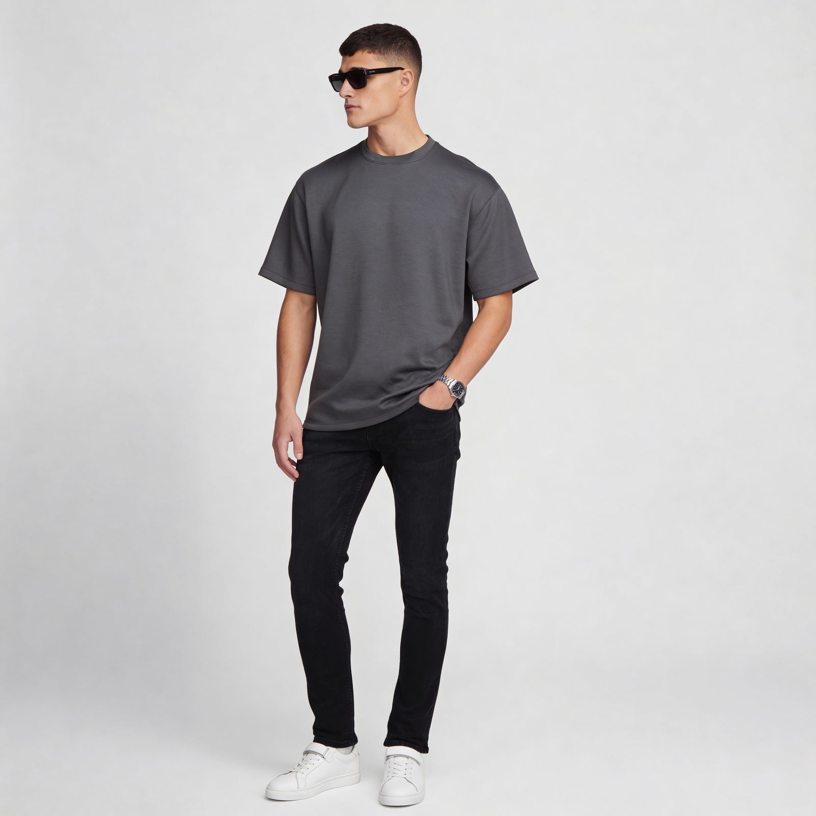 Aerotee Oversize Fit Solid T-Shirt