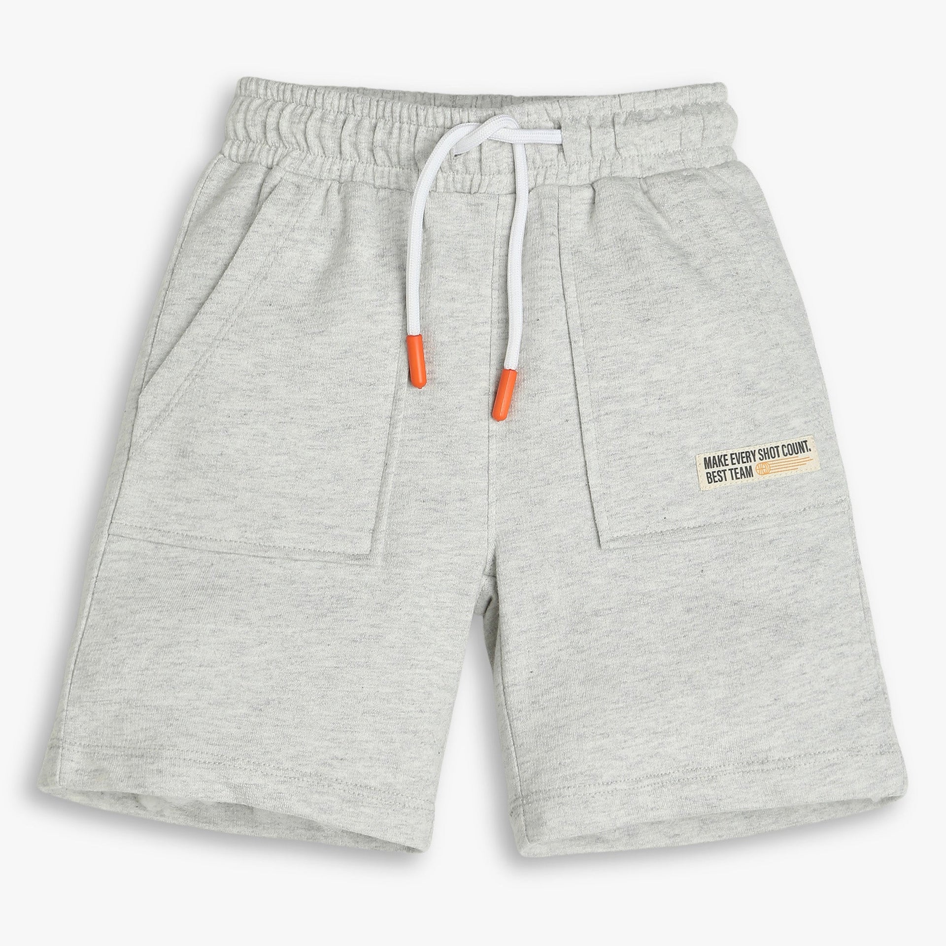 Boys Solid Cotton Shorts