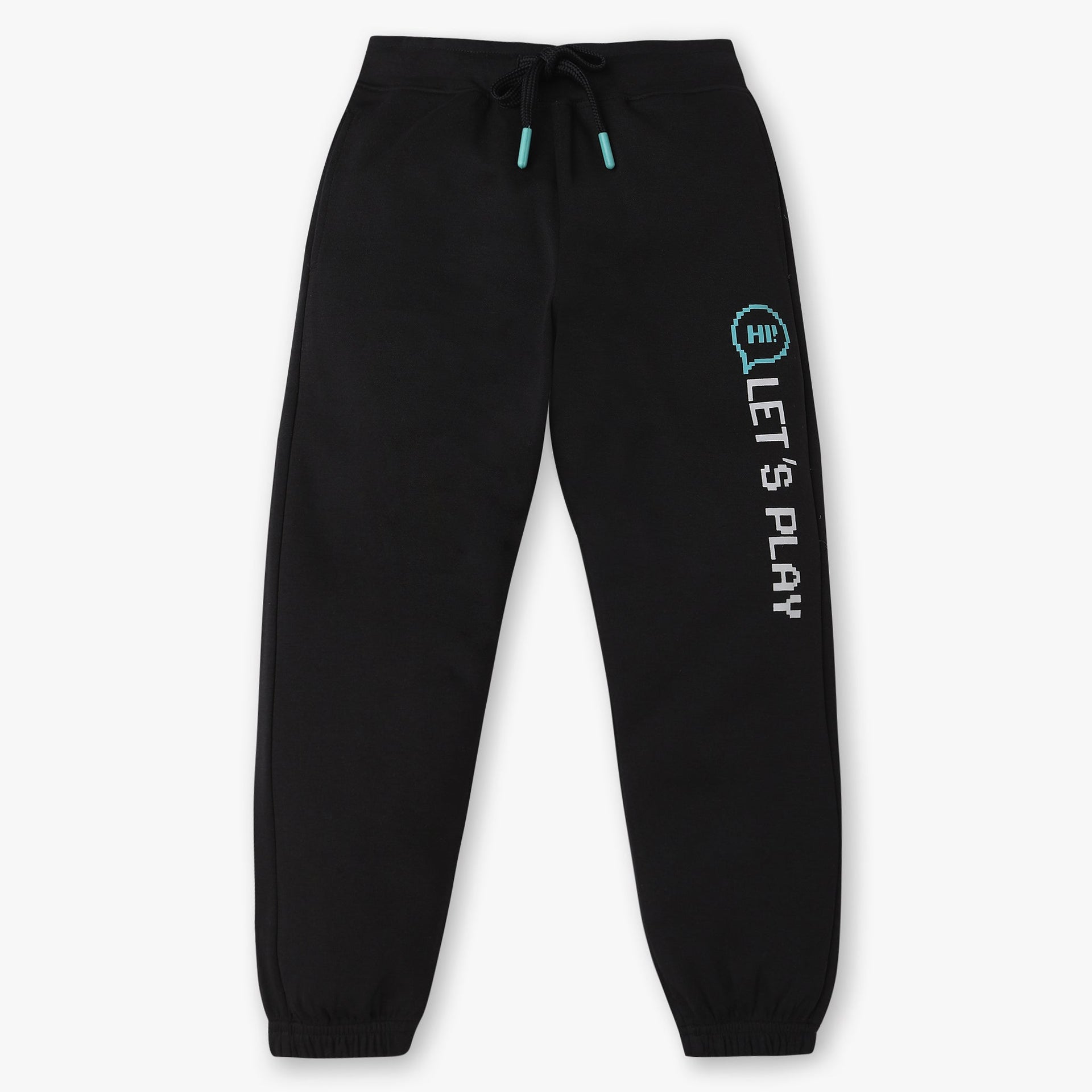 Boys Full Length Core Tracks Solid Trackpants