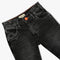 Boys Solid Slim Fit Great Smart Casual Denim With Crackle Effect