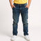 Boys Heavily Washed With Tint Effect Slim Fit Denim