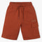Boys Knee Length Mid Rise Cargo Pocket Shorts
