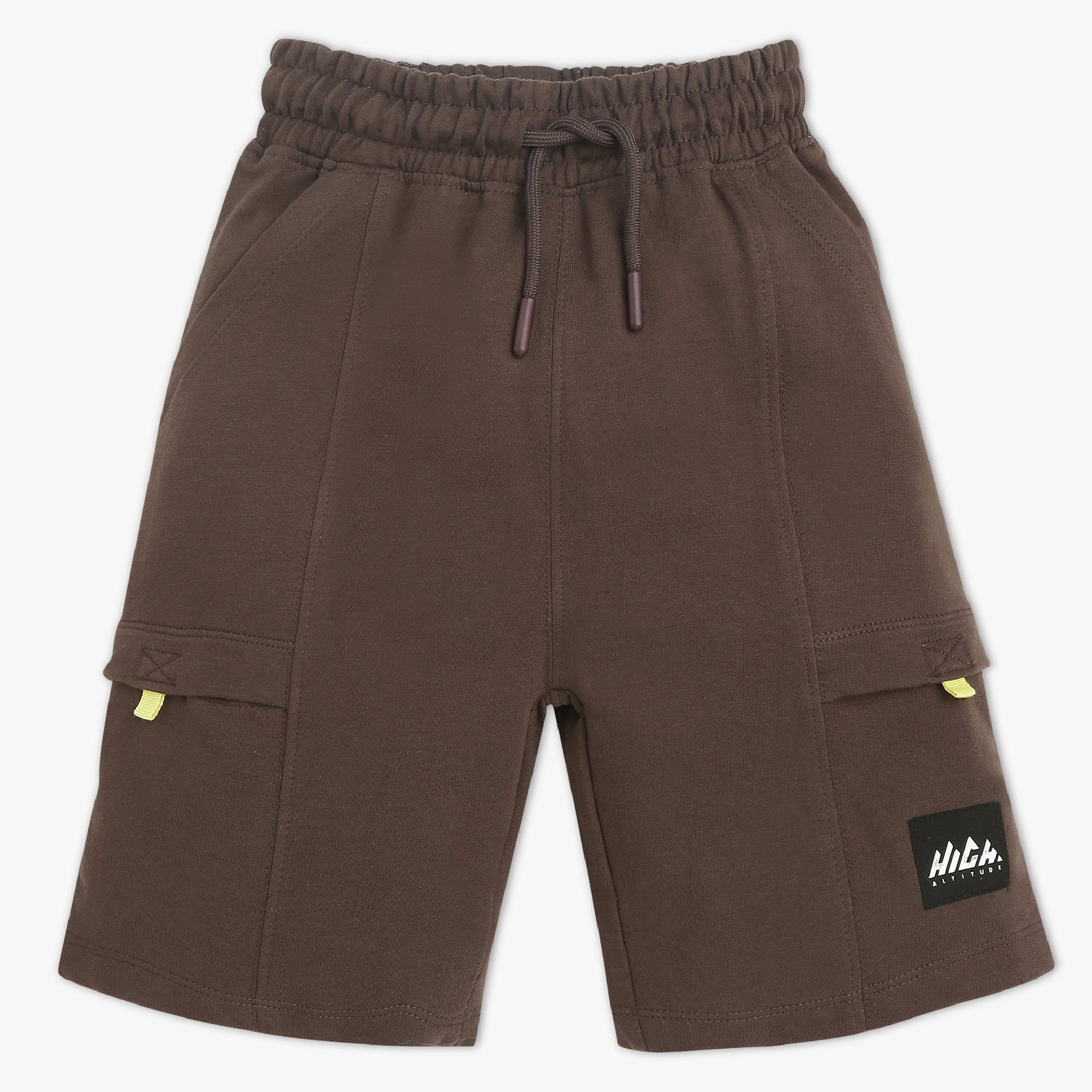 Boys Solid Knee Length Shorts