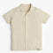 Boys Knitted Half Sleeve Cuban Shirt