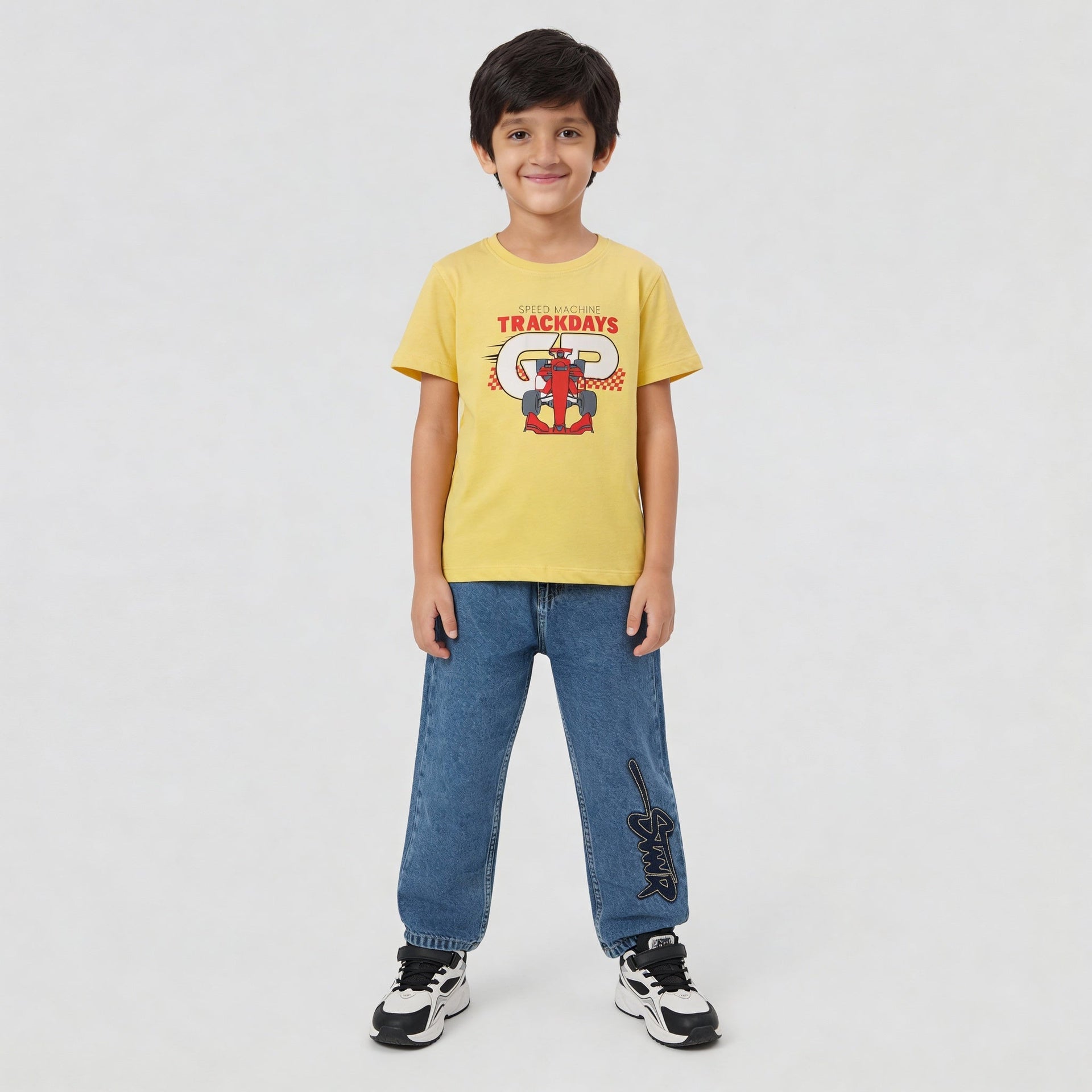 Boys Cotton Graphitee