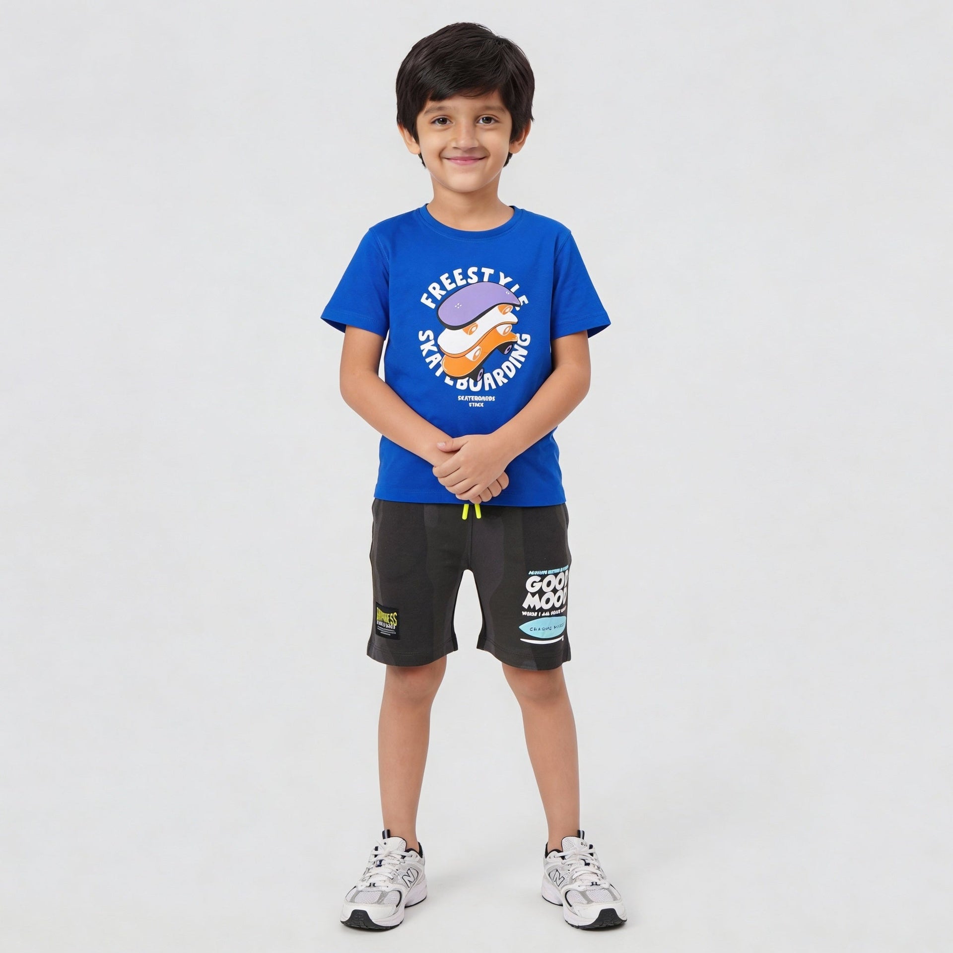 Boys Cotton Graphitee