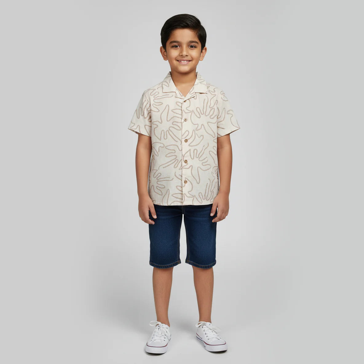 Boys Printed Retreat Shirt
