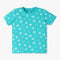 Boys Crew Neck T-shirt and Shorts All Over Printed Sleepwear Set