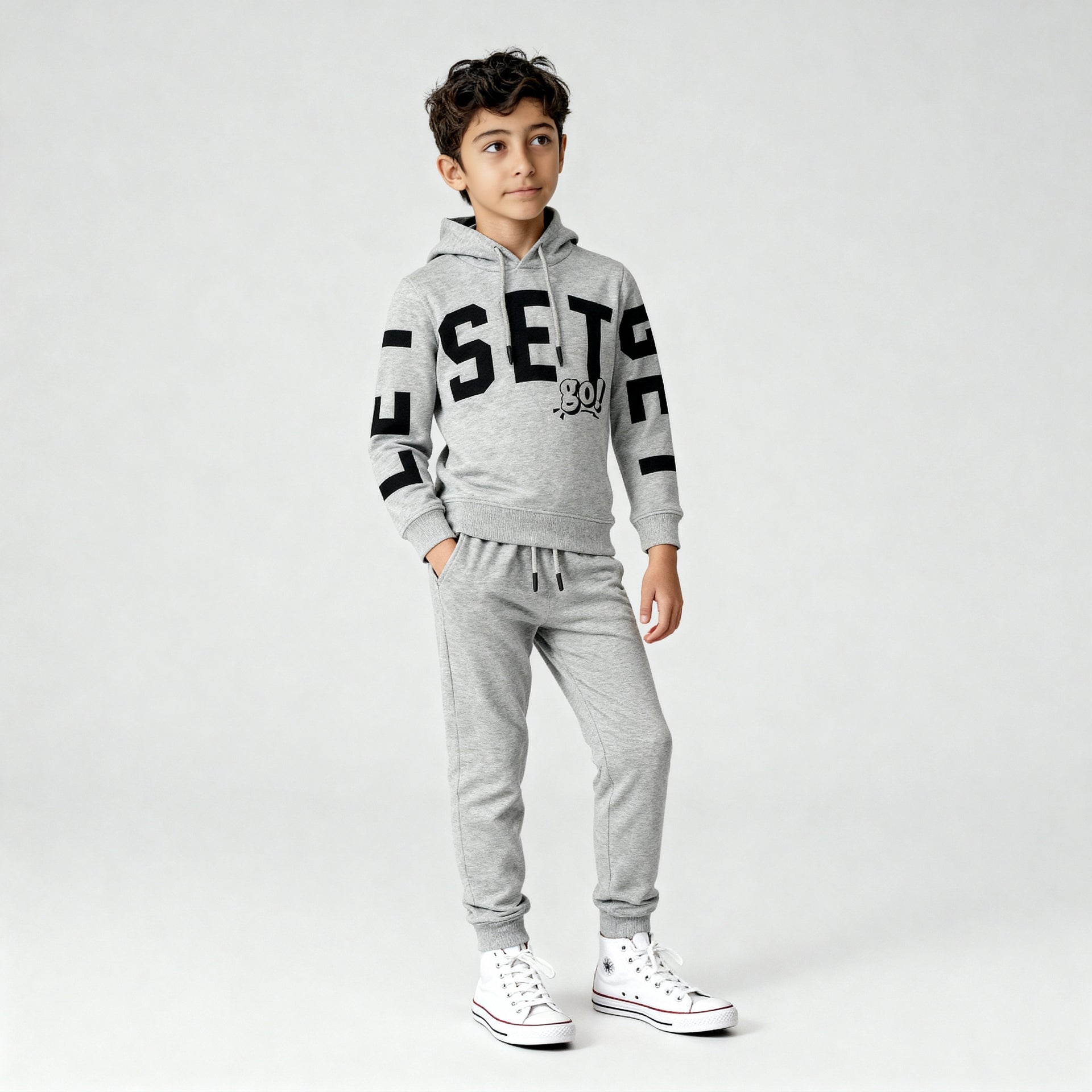 Boys Cotton Printed Pop Sweat Tee
