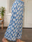 Blue Lily Cotton Palazzo Pants