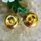 Gift Item Brass Sindoor Box, Apple Shape Dabbi