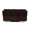 Carolina 3 Seater Sofa with 2 Manual Sofa Recliners- Brown