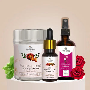 CTM ROUTINE KIT - Rose & Saffron to Brighten Dull Skin